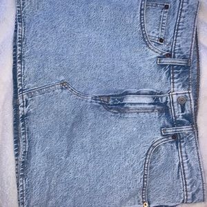 never worn!!! LEVI jean skirt
